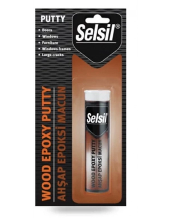 ® Selsil Epoxy 2 Bileşenli Macun Ahşap Yapıştırıcı 57 gr