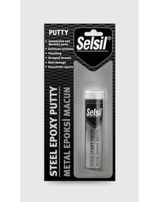 ® Selsil Metal Putty Epoksi Macun Yapıştırıcı 57 gr