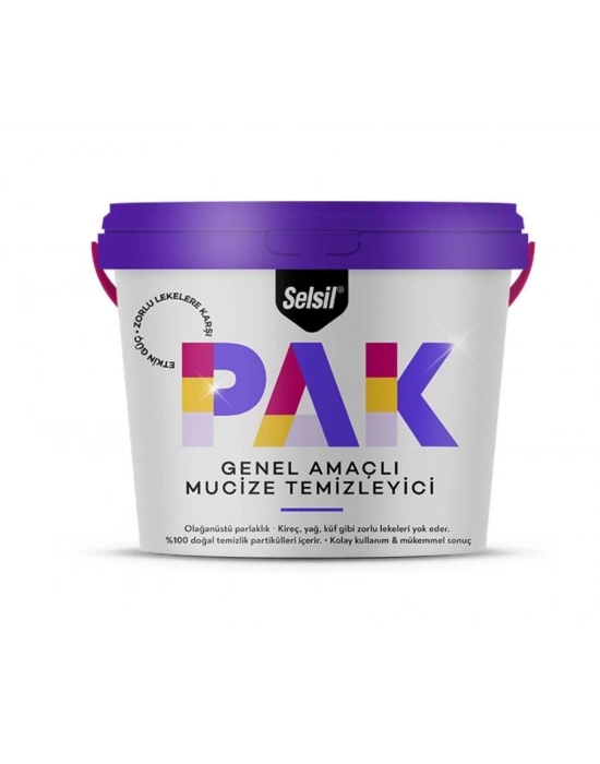 ® Selsil PAK Genel Amaçlı Mucize Temizleyici 500 gr