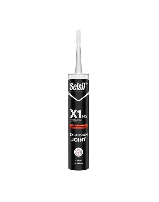 ® Selsil X1 MS 290 ml Polimer Mastik Beyaz Islak Zemin İçin