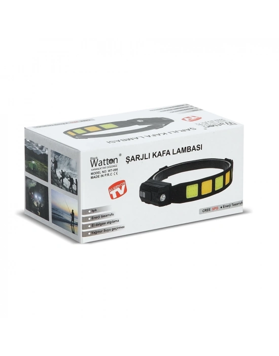 ÇOK SATAN Sensörlü Cob Xpg Led Kafa Lambası  Wt-066