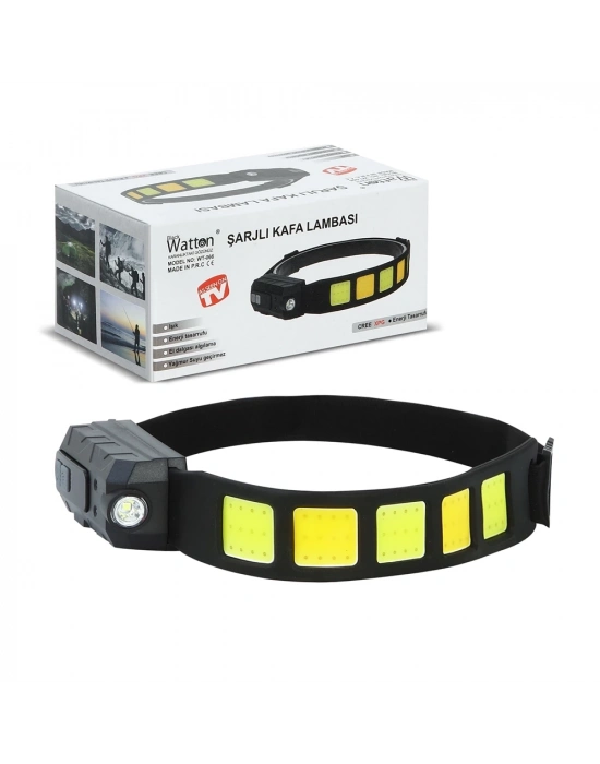 ÇOK SATAN Sensörlü Cob Xpg Led Kafa Lambası  Wt-066