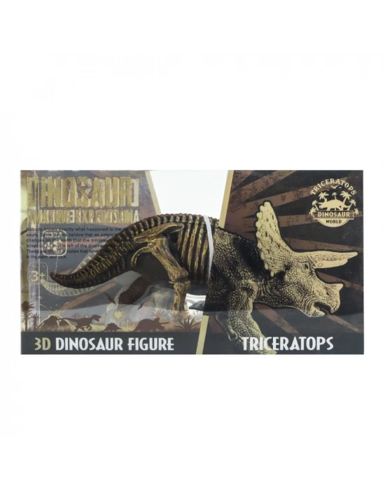 ÇOK SATAN Sert Plastik Dinozor Figürü Triceratops