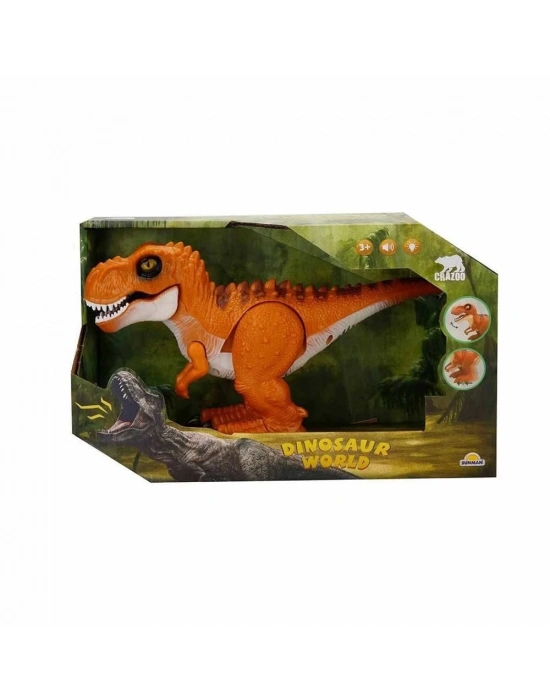 ÇOK SATAN Sesli ve Işıklı Yürüyen Dinozor