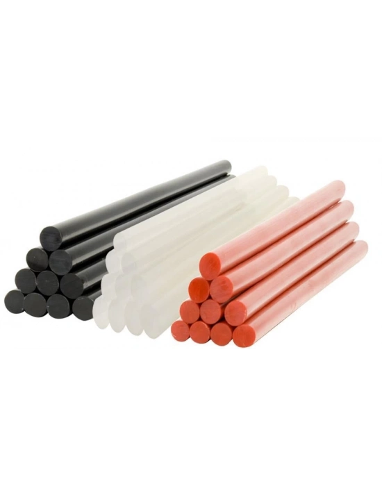 ® Sıcak Silikon Şeffaf 11,2 mm 30 Cm Kalın 10 Adet