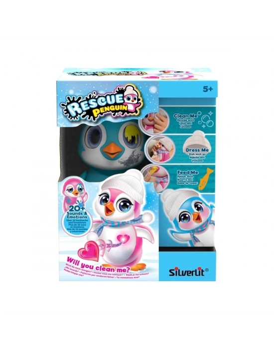 ÇOK SATAN SIL 88652 Silverlit Rescue Interactive Penguen Mavi