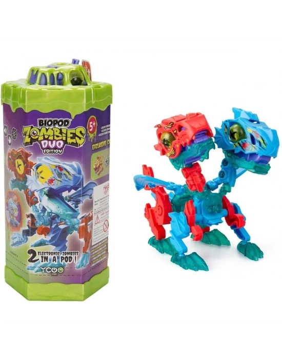 ÇOK SATAN SIL 88694 Sesli ve Işıklı Biopod Zombies Inmotion İkili Dinozor Robot