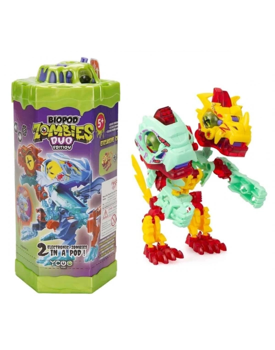 ÇOK SATAN SIL 88694 Sesli ve Işıklı Biopod Zombies Inmotion İkili Dinozor Robot