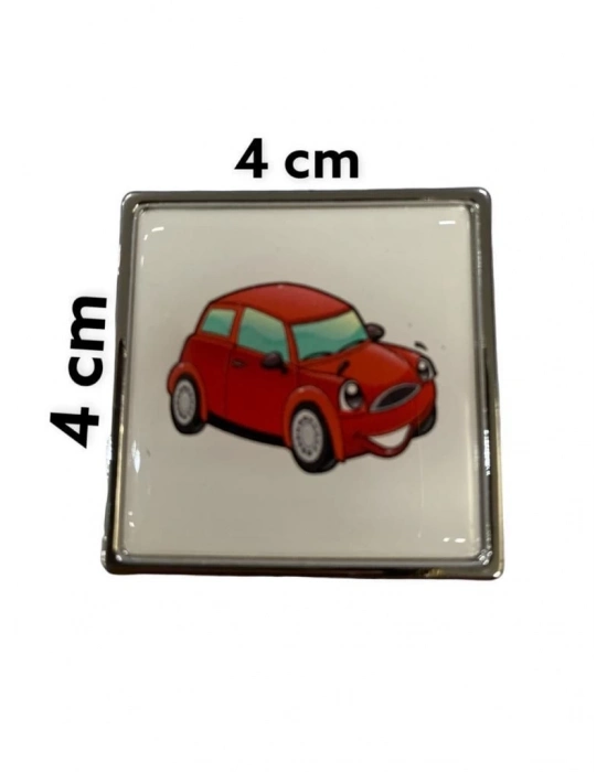 ® Simge Kare Krom Çekmece Düğmesi