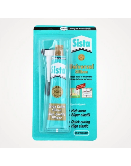 ® Sista Üniversal Silikon Tüp 50 Gr Şeffaf