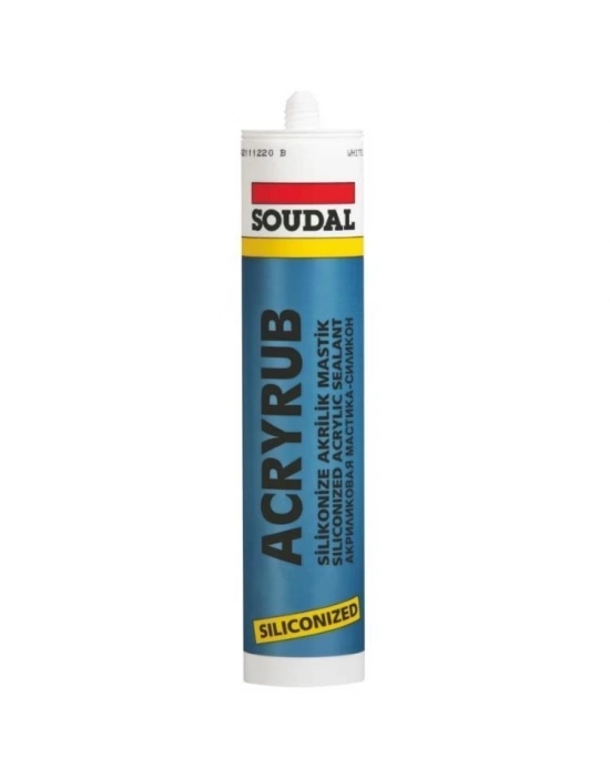 ® Soudal Acryrub Silikonize Mastik 310 ml Bej
