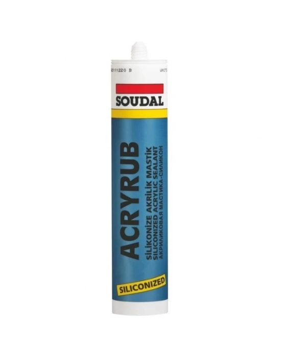 ® Soudal Acryrub Silikonize Mastik 310 ml Kahverengi