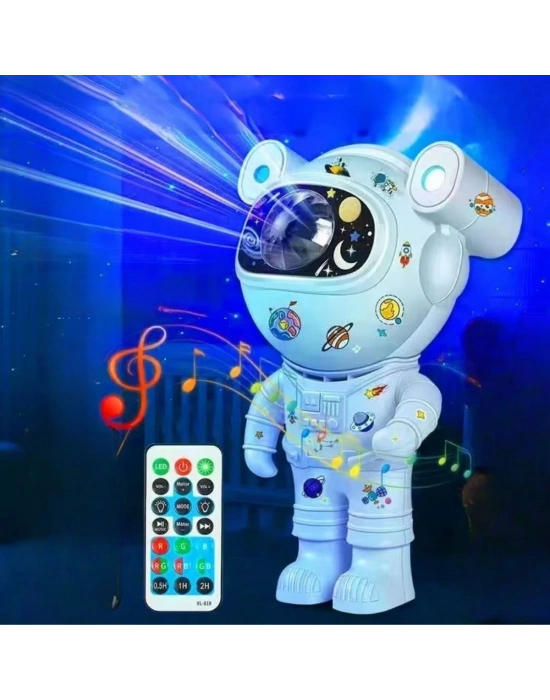 ÇOK SATAN Stickerlı ,Kumandalı ASTRONOT Model Gece Lambası