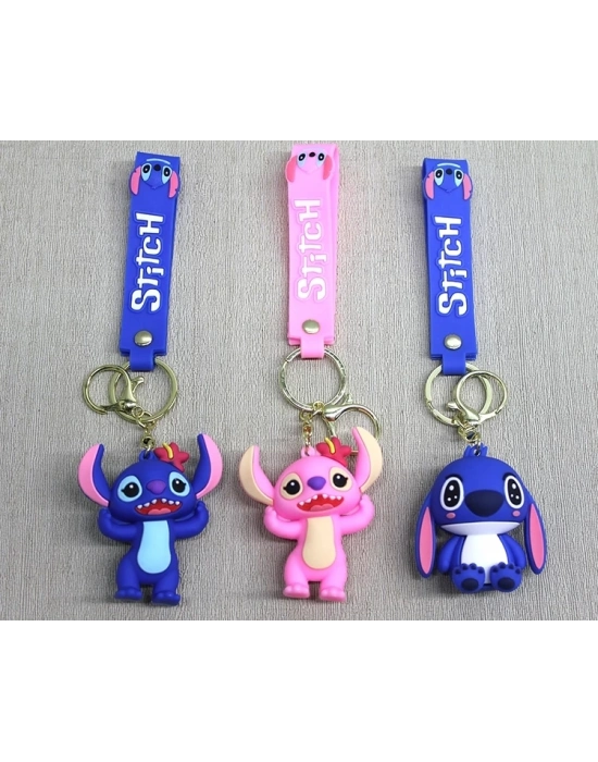ÇOK SATAN Stitch Silikon Anahtarlık Alk4266