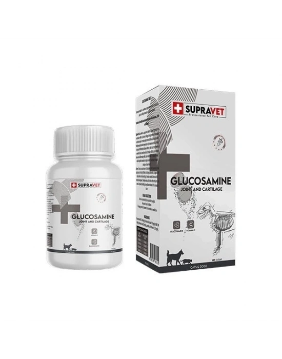 ÇOK SATAN Supravet Glucosamine Köpek Eklem ve Kas Sağlığı C Vitamini Tablet 75 Adet