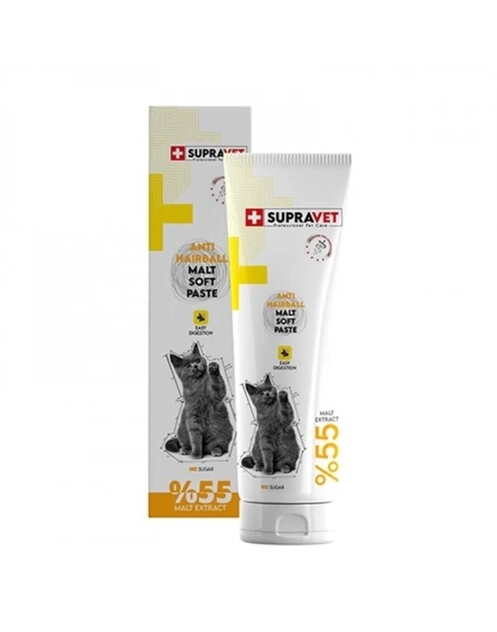 ÇOK SATAN Supravet Malt Soft Paste Ant-Hairball Kedi Macunu 100 Gr