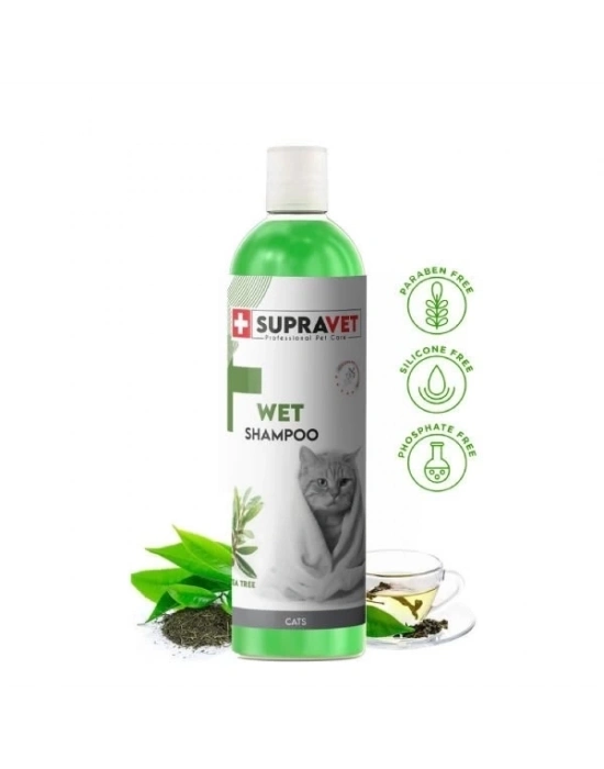 ÇOK SATAN Supravet Shampoo Çay Ağacı Özlü Kedi Şampuanı 200 Ml