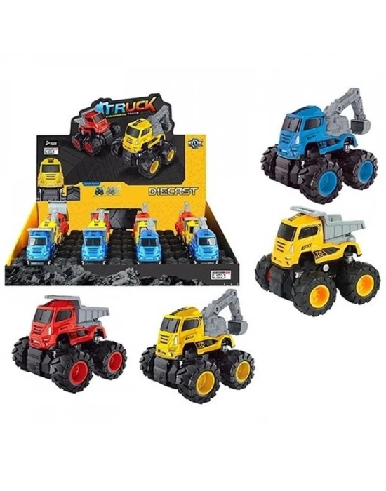 ÇOK SATAN SÜRTMELİ DİE-CAST 4X4 3 ASORTİ -VRD