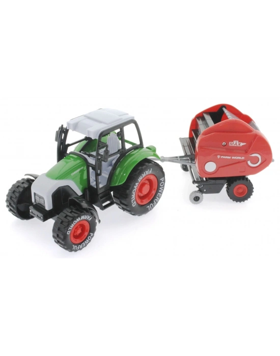 ÇOK SATAN Sürtmeli Die Cast Yeşil Traktörlü Biçerdöver