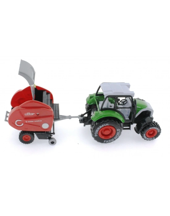 ÇOK SATAN Sürtmeli Die Cast Yeşil Traktörlü Biçerdöver