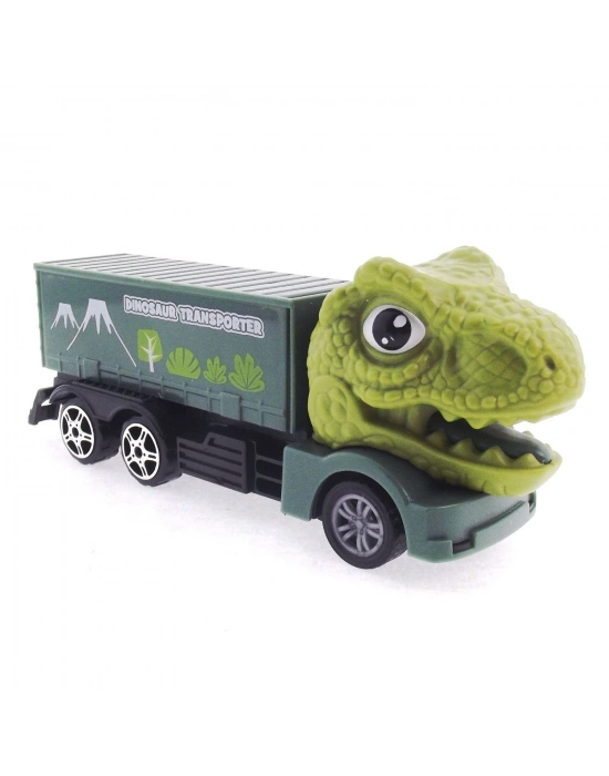 ÇOK SATAN Sürtmeli T-Rex Kafalı Mini Konteynır Tır