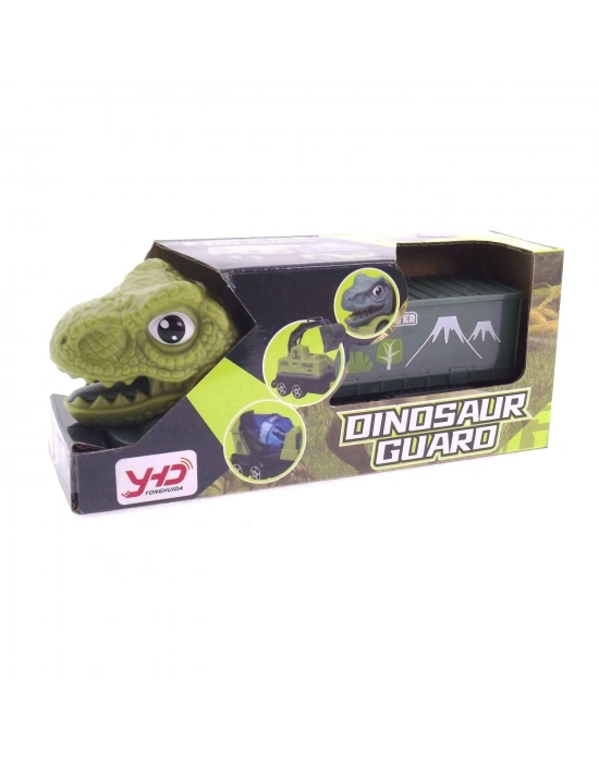 ÇOK SATAN Sürtmeli T-Rex Kafalı Mini Konteynır Tır
