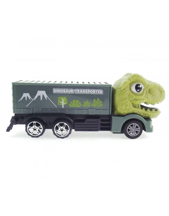 ÇOK SATAN Sürtmeli T-Rex Kafalı Mini Konteynır Tır