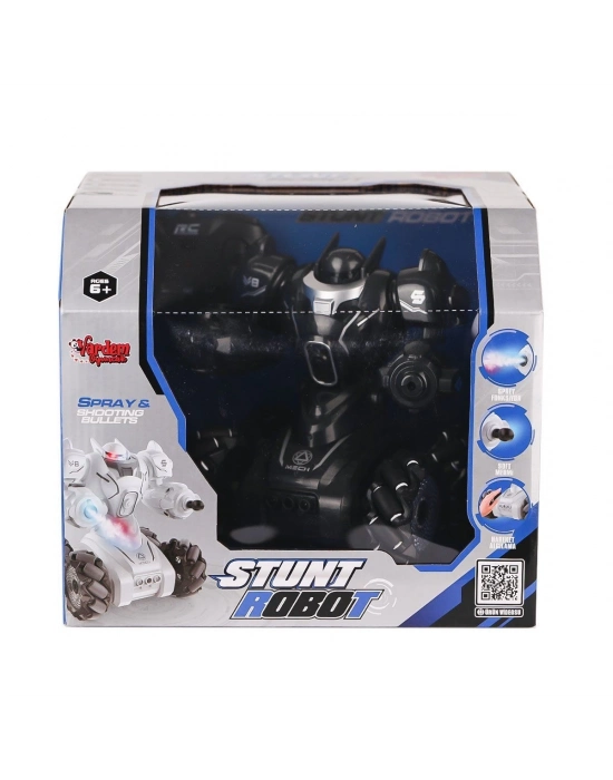 ÇOK SATAN SYR-666-861 Kumandalı Şarjlı Işıklı Roket ve Buhar Atan Robot Araba -Vardem Oyuncak