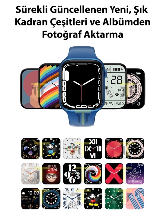 ÇOK SATAN T700s Akıllı Saat Ios&android Destekli Arama Özellikli Sensörlü Smart Watch