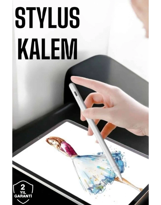 ÇOK SATAN Tablet Kalemi Stylus Pen Dokunmatik Kalem Android Ve İOS Uyumlu Şarjlı