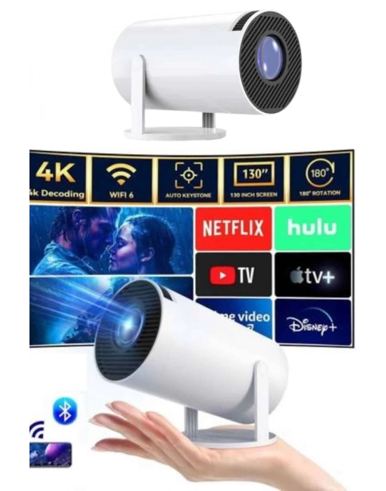 ÇOK SATAN Taşınabilir Projeksiyon Ayaklı Projektör Android Uyumlu HDMI Girişli