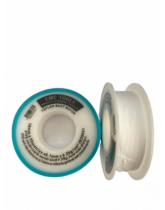 ® Teflon Bant Büyük 30 Metre 19 mm