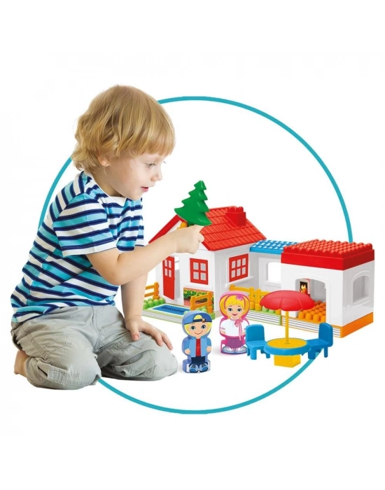 ÇOK SATAN Tek Katlı 36 Parça Lego Ev Seti  Bloklar