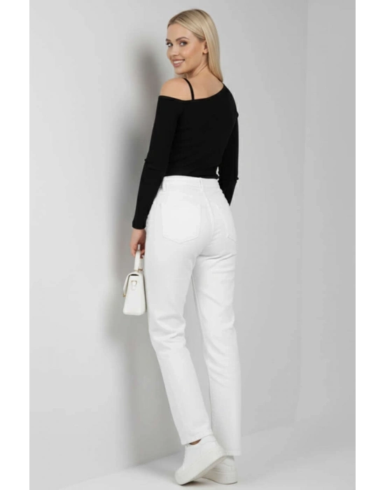 Tek Omuz İpli Bluz Siyah T4328