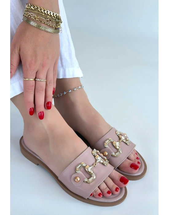 Toha Pudra Cilt Tokalı Terlik