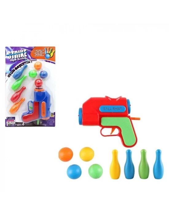 ÇOK SATAN Top Atan Oyuncak Tabanca Strike Gun Bowling