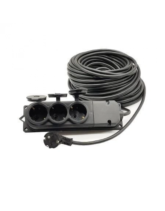 ® Topart 01559 30 Metre Grup Prizli Uzatma 3X1,5 Kablo