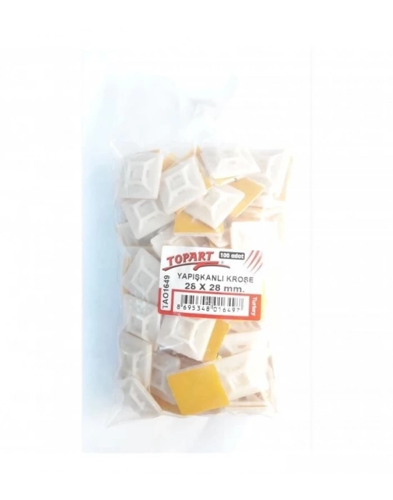 Topart 01649 28X28 Yapışkan Kroşe (100 Adet)
