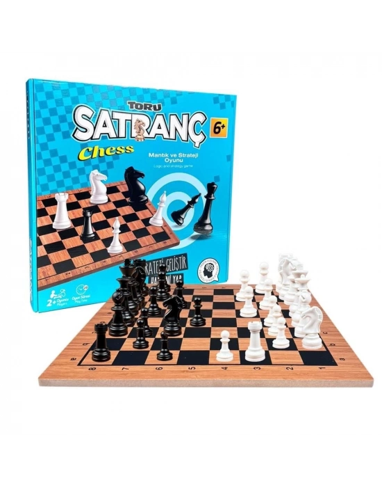 ÇOK SATAN TR5011 Toru Ahşap Satranç Seti