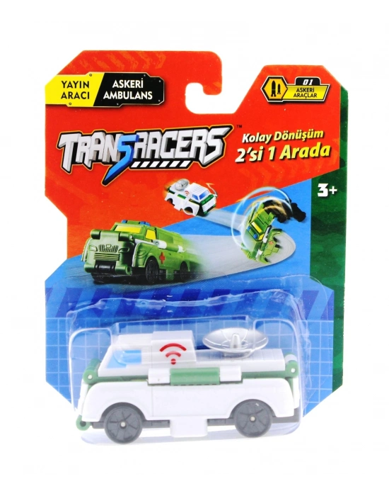 ÇOK SATAN Transracers Dönüşen Araçlar Askeri Araçlar Yayın Aracı / Ambulans