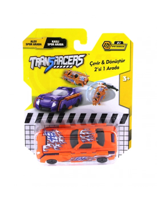 ÇOK SATAN Transracers Dönüşen Araçlar Spor Arabalar Alev / Kaslı