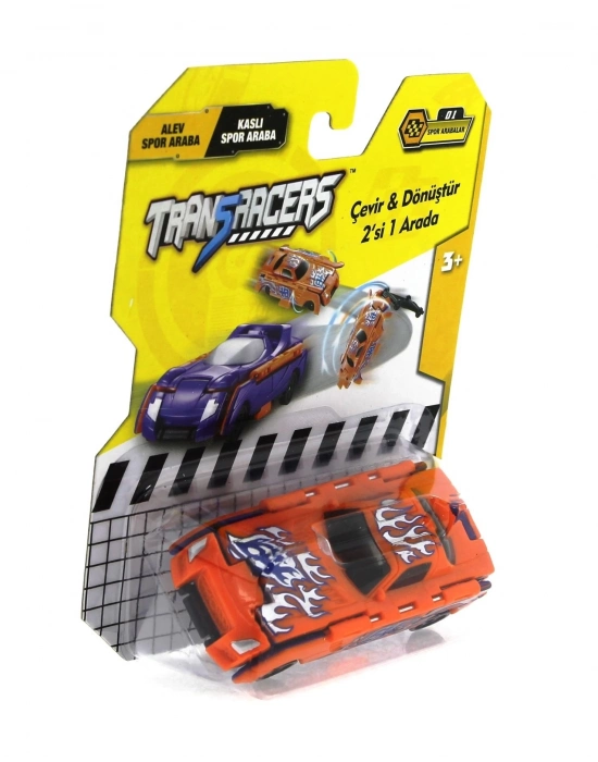 ÇOK SATAN Transracers Dönüşen Araçlar Spor Arabalar Alev / Kaslı