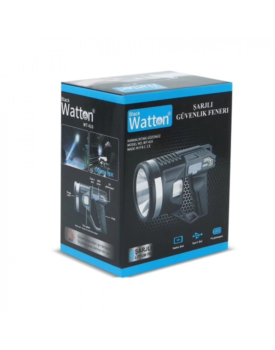 ÇOK SATAN Tripod Şarjlı Güvenlik Feneri  Wt-416
