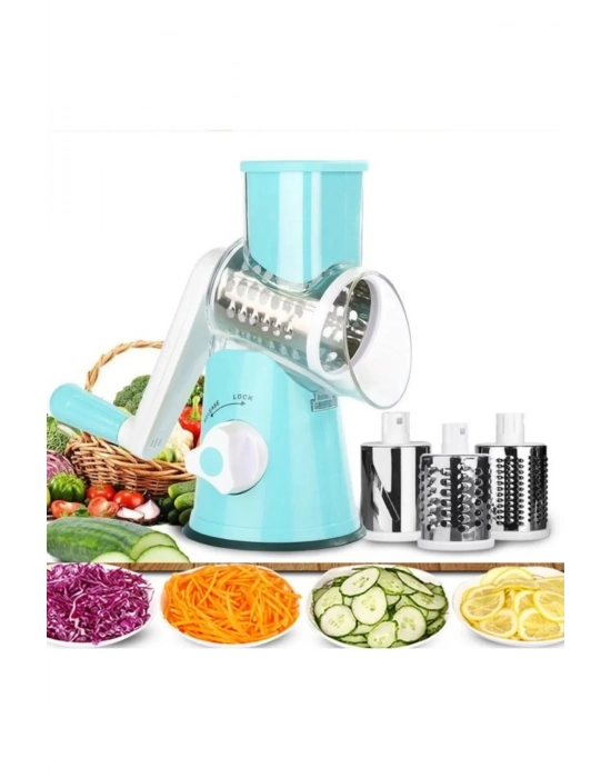 ÇOK SATAN Tutma Kollu Çevirmeli Pratik Kesme Ve Rendeleme Drum Grater Pratik Rulo Rende