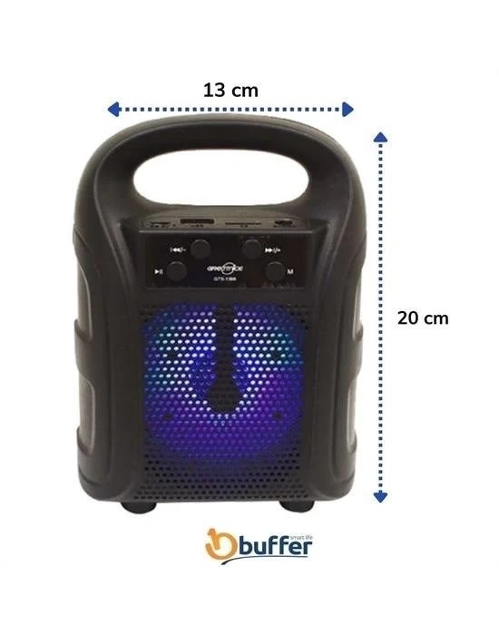 ÇOK SATAN Tutmalı Mini Hoparlör Işıklı Taşınabilir Bluetooth Wireless Radyolu Sd Kart ve USB Girişli Hoparlör