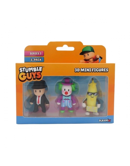ÇOK SATAN TUY23000 Stumble Guys 3lü Mini Figür