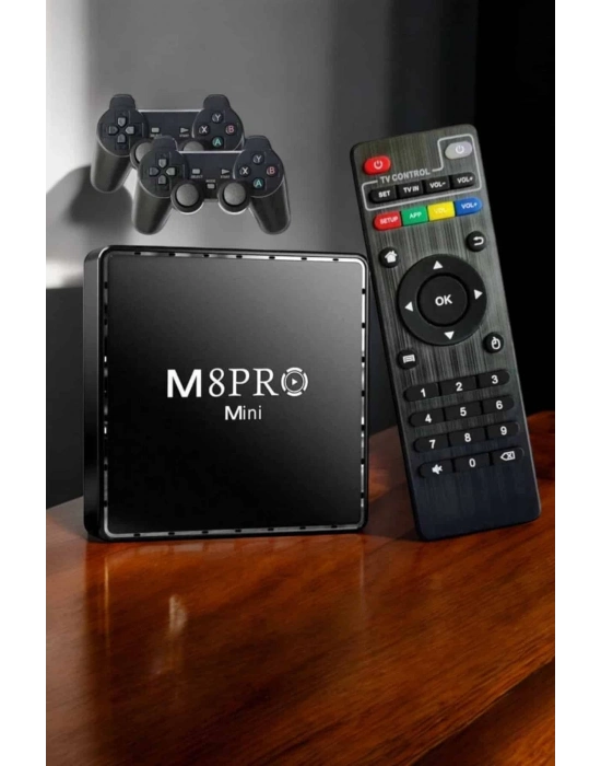 ÇOK SATAN TV Box Çift Oyun Kollu 10000 Oyunlu Atari