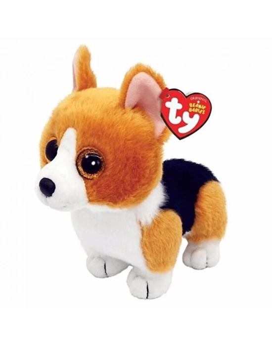 ÇOK SATAN Ty Beanie Babies Peluş Corgi Köpek Colin 15 cm