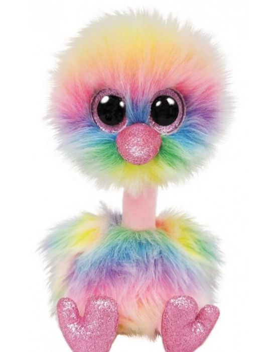 ÇOK SATAN TY Beanie Boos Deve Kuşu Asha Peluş 15 Cm