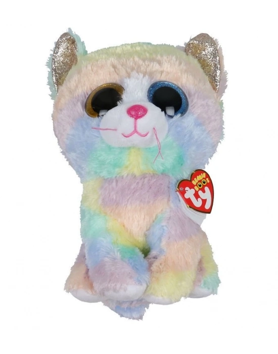 ÇOK SATAN TY Beanie Boos Kedi Peluş Heather 15 cm